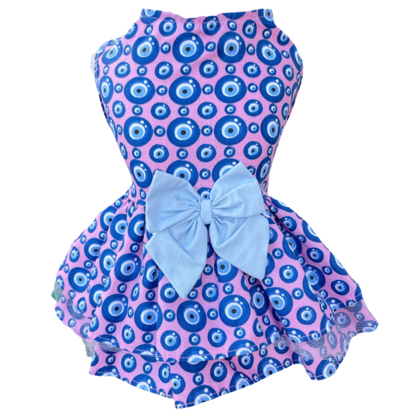 Vestido Olho Grego Rosa