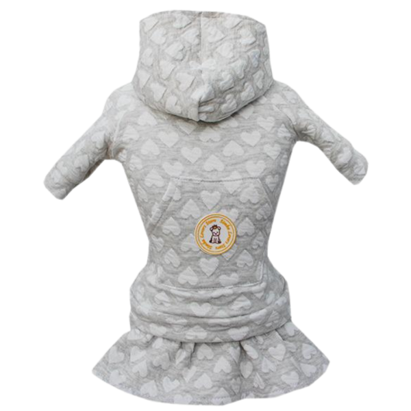 Conjunto Esporte Coração Cinza