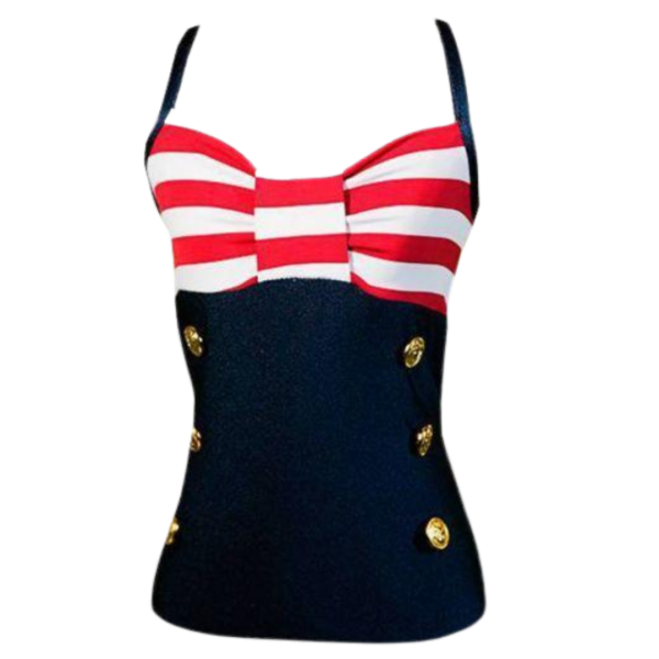 Maiô Listrado Vermelho