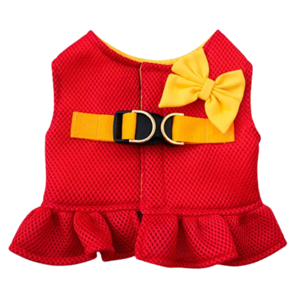 Peitoral Vermelho com Amarelo