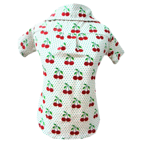Camisa Cereja Branca