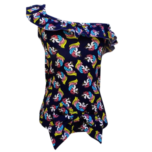 Maiô Unicórnio Azul