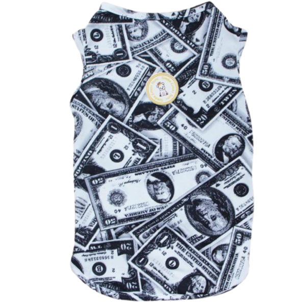 Regata UV Dólar Preto e Branco