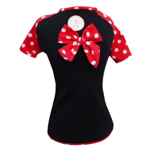 Camiseta UV Minnie Bolinha