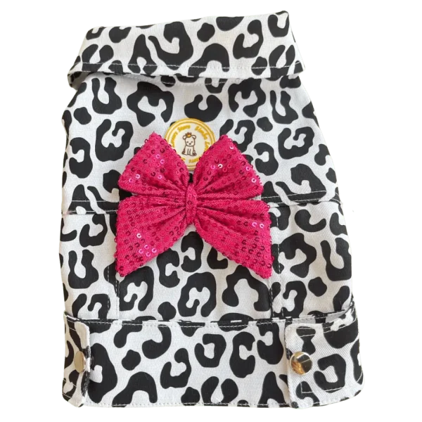 Jaqueta Cropped Oncinha Preto