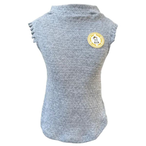 Regata Crochê Cinza Fem