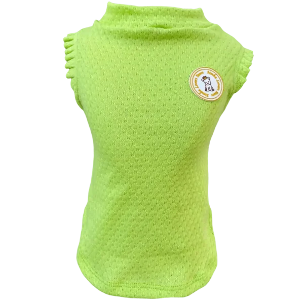 Regata Crochê Verde Vivo Fem