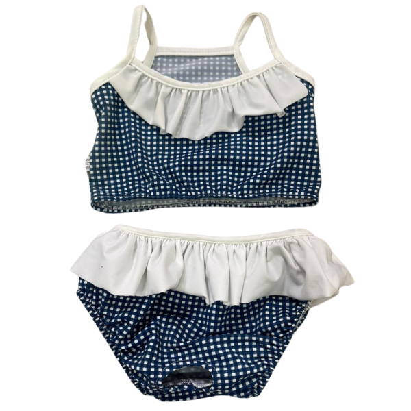 Biquíni Quadriculado Azul