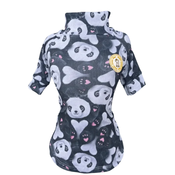 Camiseta Canelada Ribana Panda