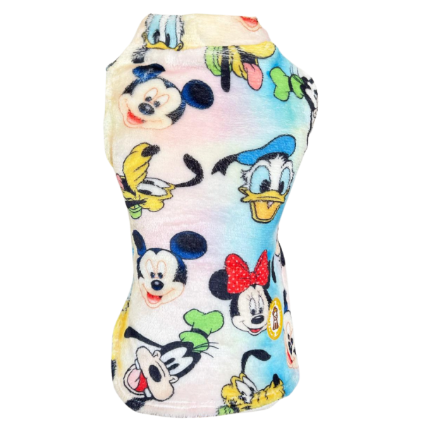 Colete Fleece Turma do Mickey