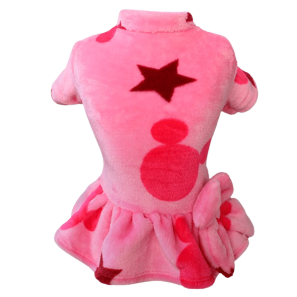 Vestido Fleece Minnie Rosa