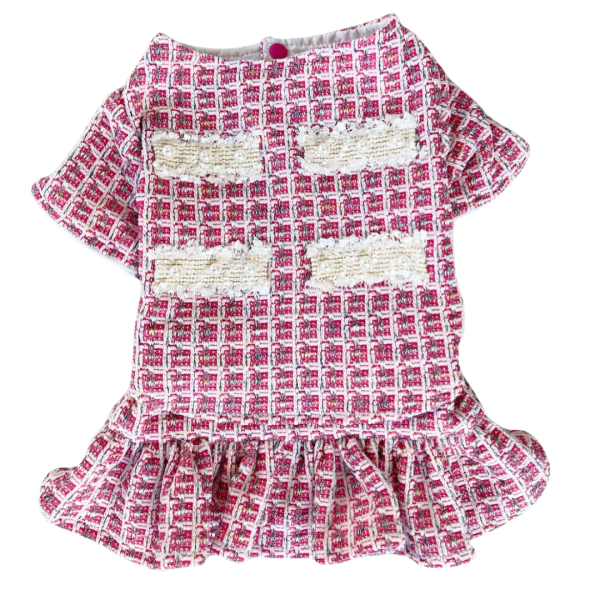 Vestido Tweed Pink