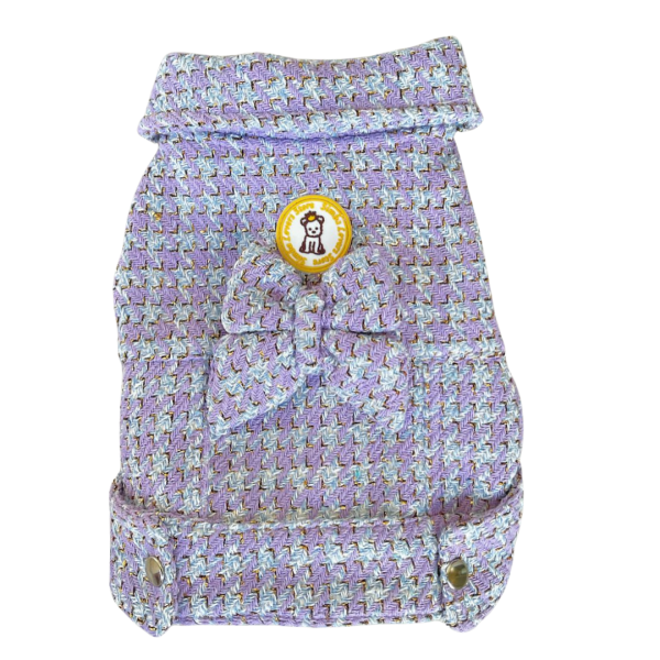 Jaqueta Tweed CROPPED Lilás Laço