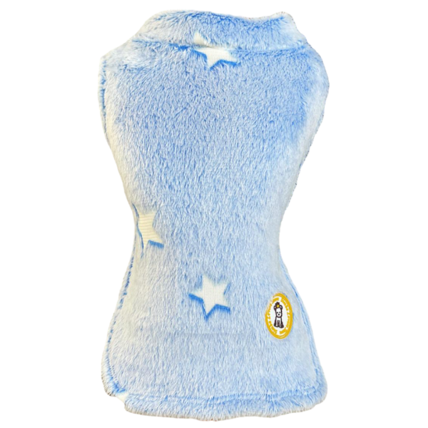 Colete Fleece Estrela Azul Brilha no Escuro