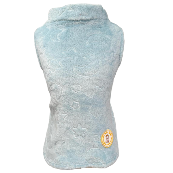 Colete Fleece Estrela e Lua Verde