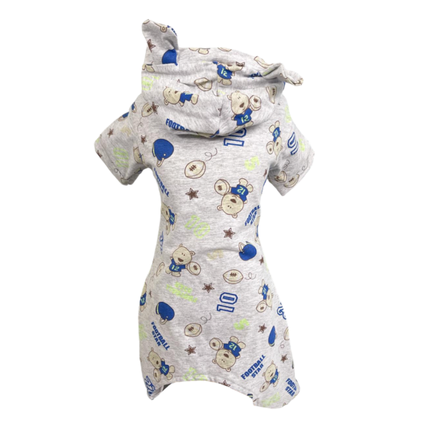 Pijama 4 Patas Ursinho Cinza