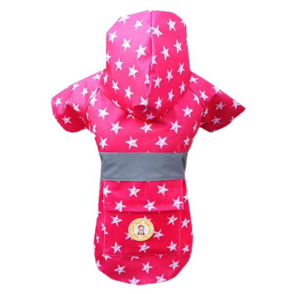 Capa de Chuva Estrela Rosa