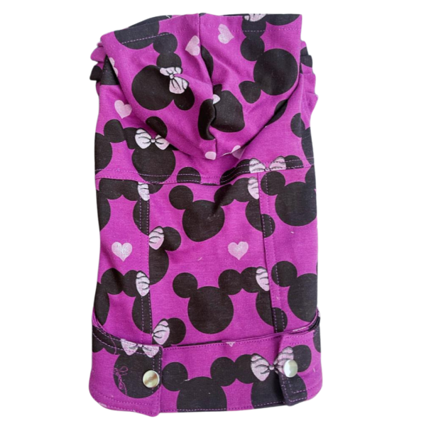 Jaqueta Moletom Minnie Roxo