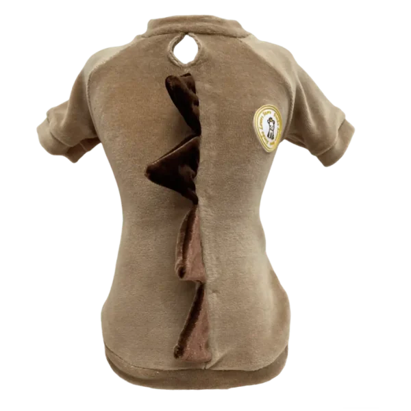 Camiseta Plush Dino Marrom