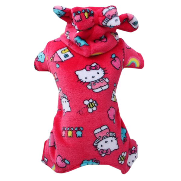 Pijama 4 Patas Fleece Hello Kitty Pink