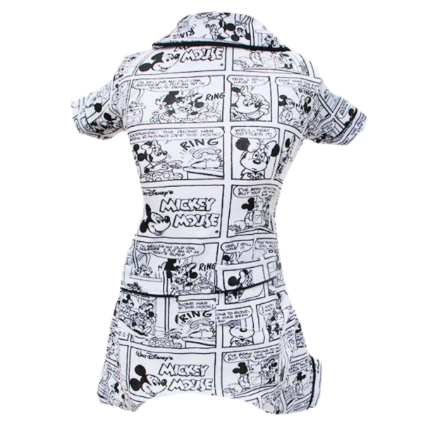 Pijama 4 Patas Mickey Quadrinho