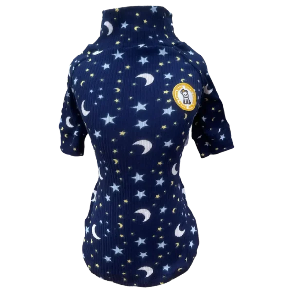 Camiseta Canelada Lua Azul