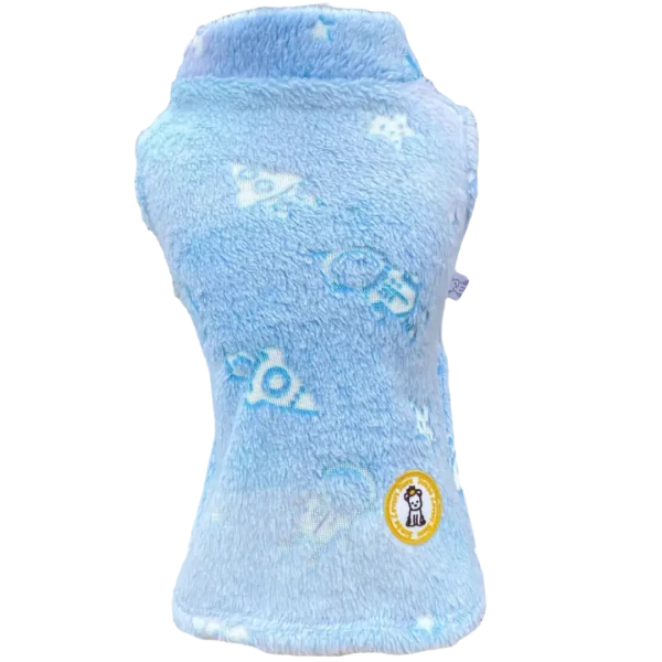 Colete Fleece Astronauta Azul Brilha no Escuro