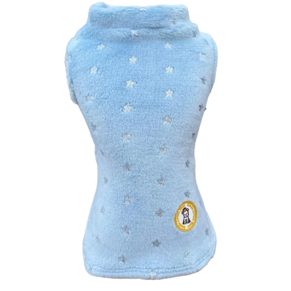 Colete Fleece Estrela Azul