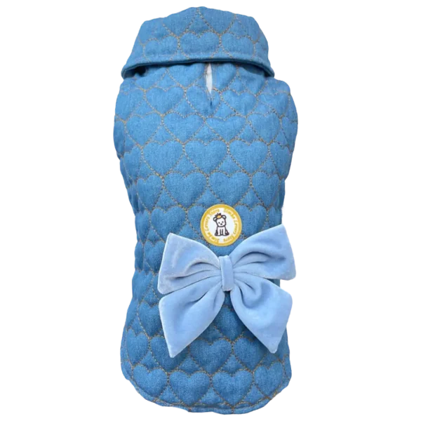 Colete Jeans Coração