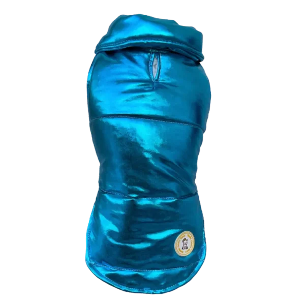 Colete Nylon Metalizado Azul