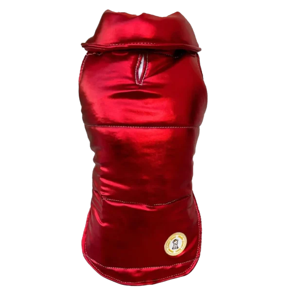 Colete Nylon Metalizado Vermelho