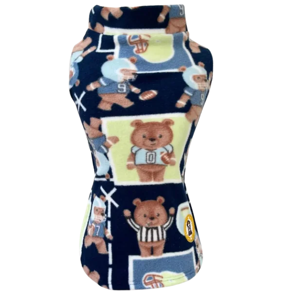 Colete Soft Ursinho Futebol Marinho