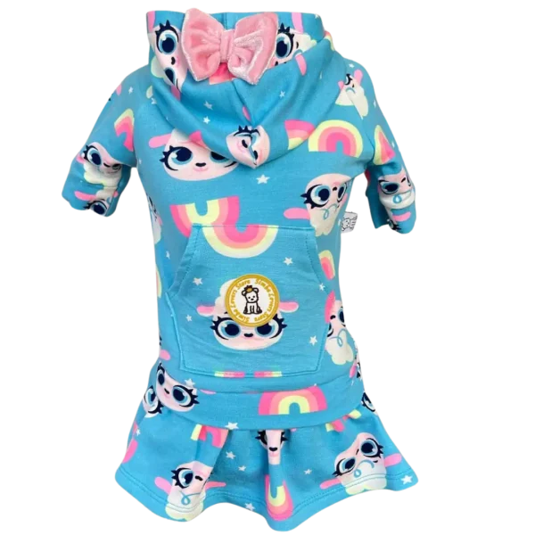 Conjunto Esporte Moletom Ovelha Arco Íris