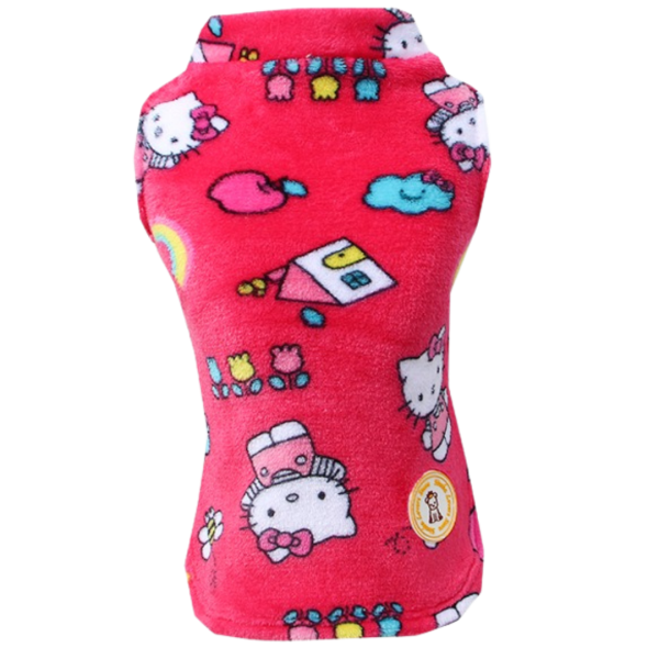 Colete Fleece Hello Kitty Pink