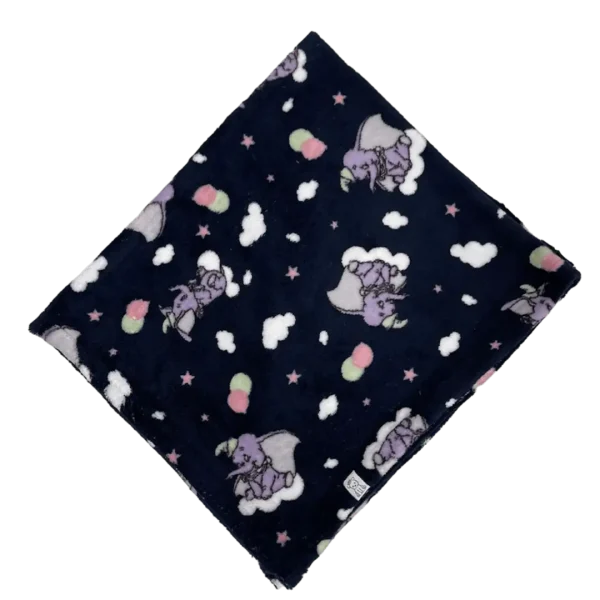 Manta Fleece Dumbo Balão Rosa