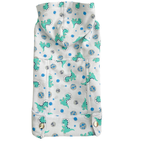 Jaqueta Moletom Dino Astronauta com Capuz