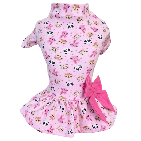 Vestido Bichinhos Rosa