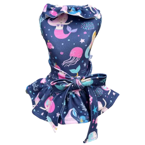 Vestido Laço Sereia Azul