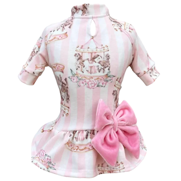 Vestido Moletom Carrossel