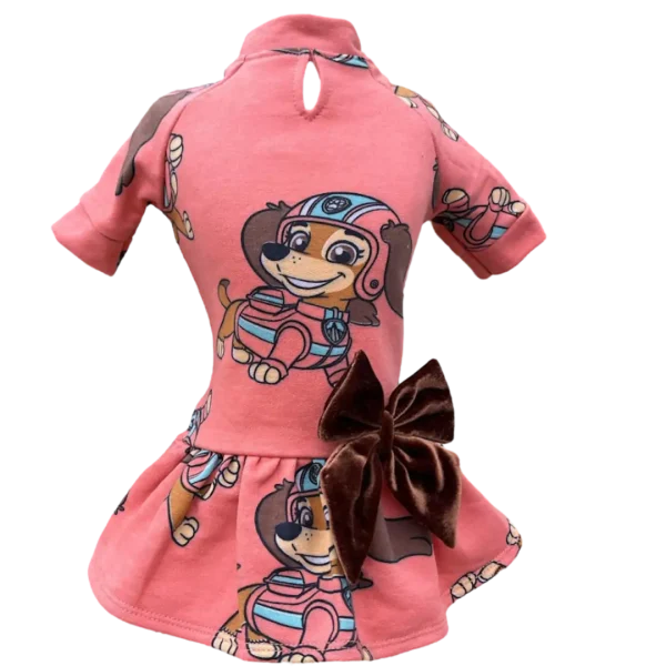 Vestido Moletom Patrulha Canina