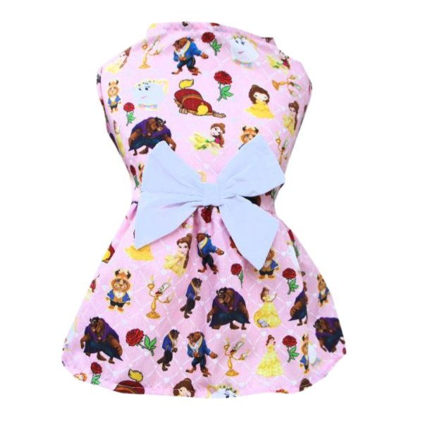 Vestido A Bela e a Fera Rosa