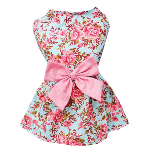 Vestido Florzinhas Azul