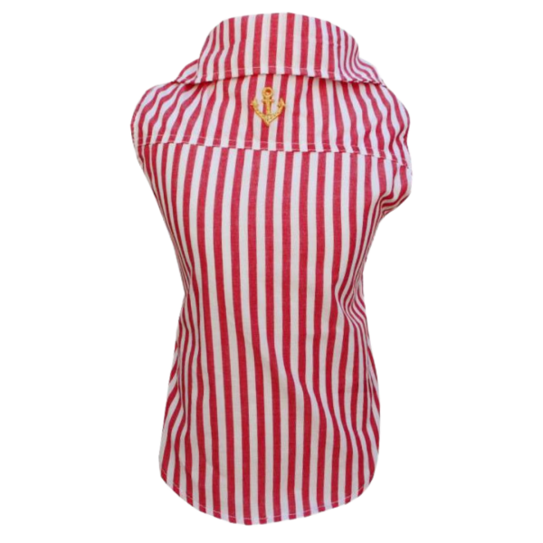 Camisa Regata Listrada Vermelha