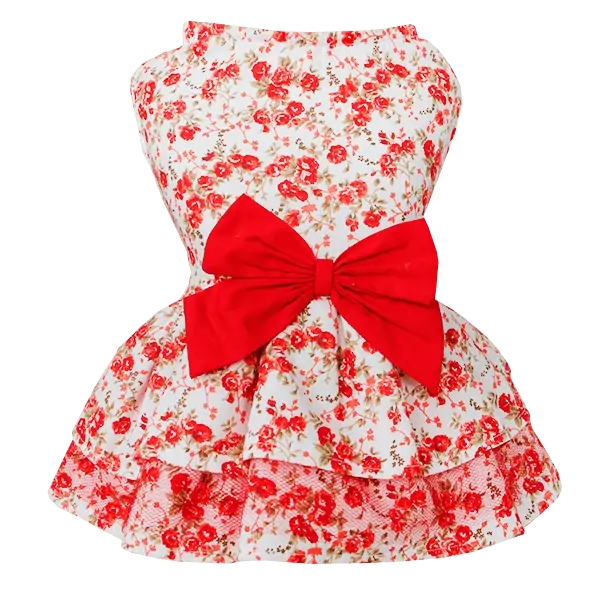 Vestido Flor Vermelha