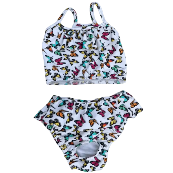 Biquíni Borboletas Branca