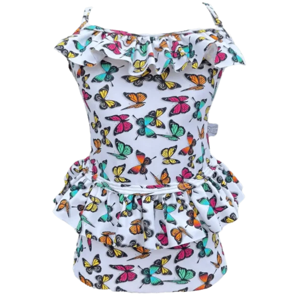 Maiô Borboletas Brancas