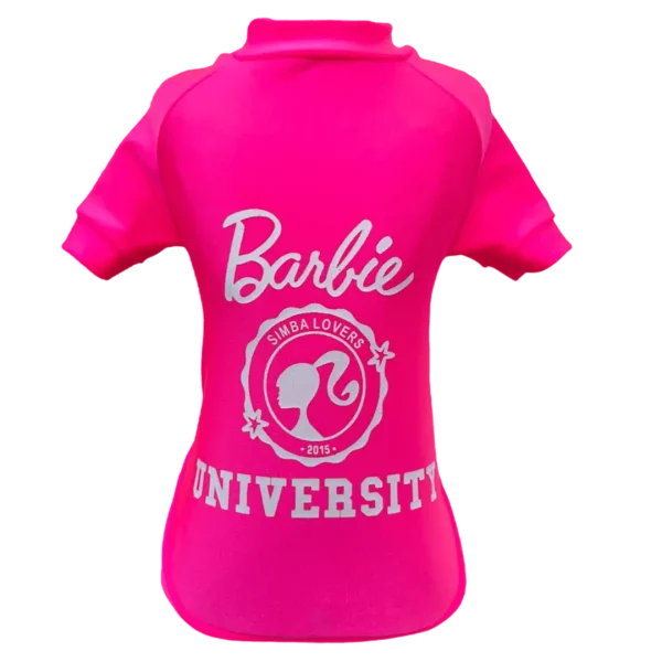 Camiseta UV Barbie University Pink
