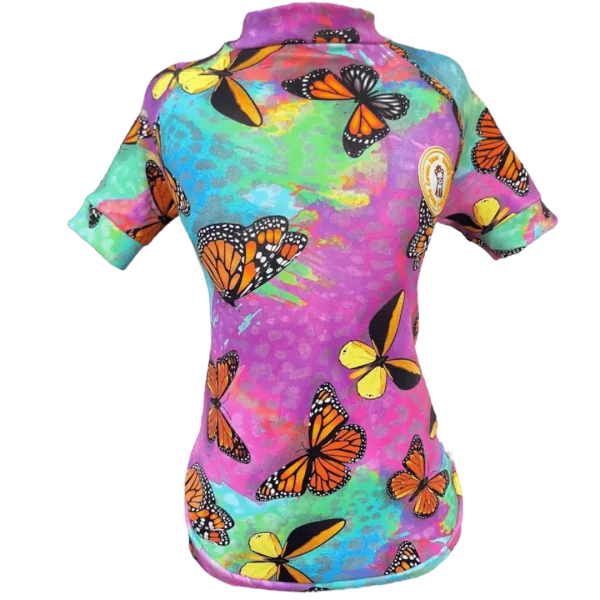 Camiseta UV Borboletas Coloridas