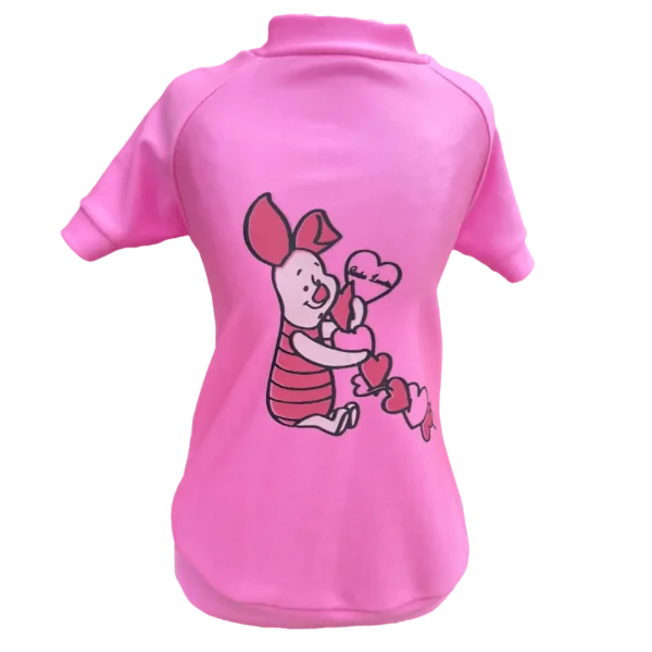 Camiseta UV Leitão Rosa