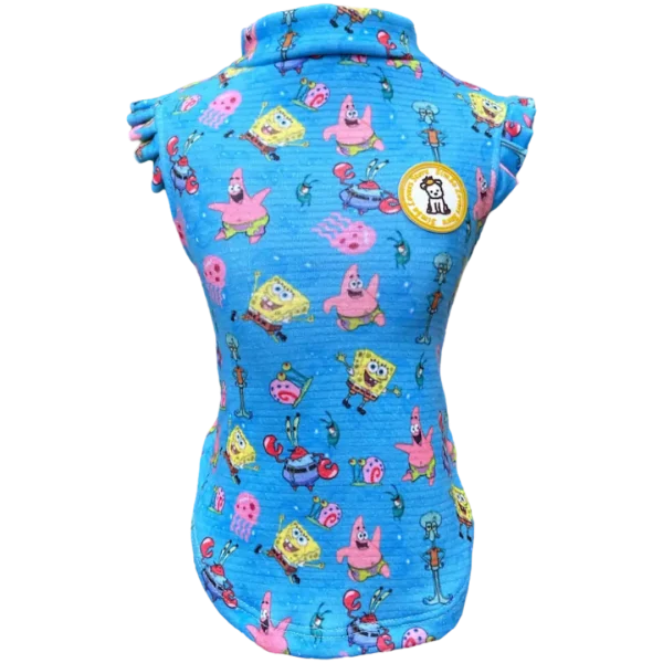 Regata Bob Esponja Azul Fem